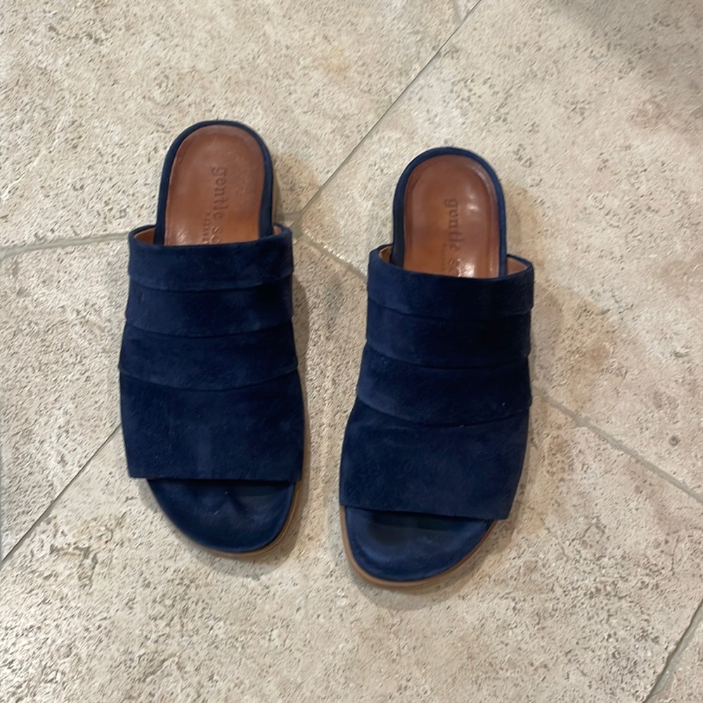 Gentle Souls Gayle Suede Open Toe Casual Sandal